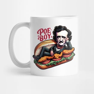 Edgar Allan Poe Funny Poe Boy Sandwich Mug